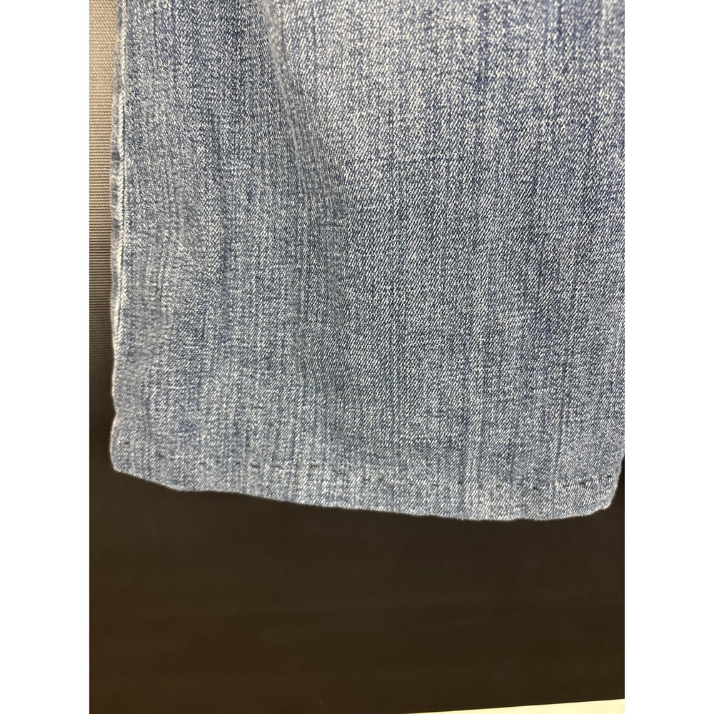 Womens Light Blue Wrangler Jeans Size 11x36 Bootcut Mid Rise - Picture 4 of 7